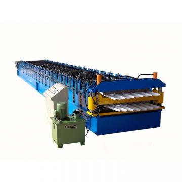 Colored Glaze Steel Double Layer Roll Forming Machine