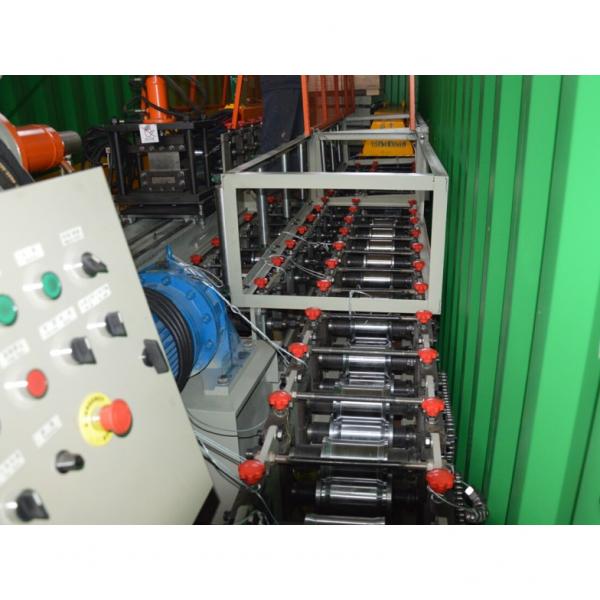 1.5-4mm galvanized G450 coating coils Steel Silo Roll Forming Machine #1 image