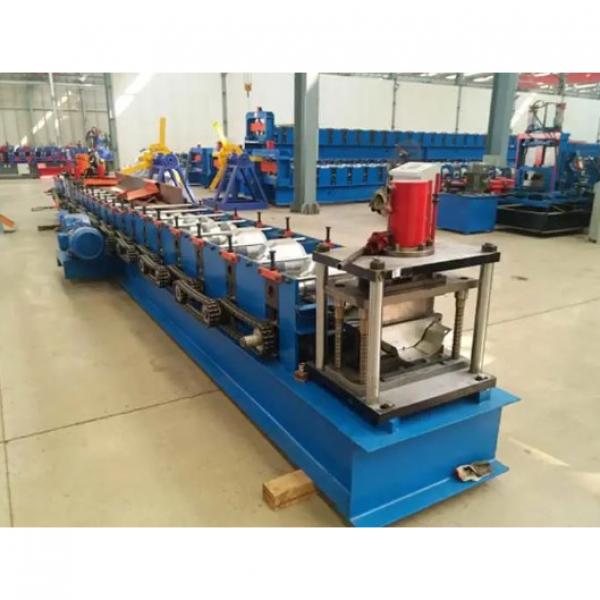 Downspout Roll Forming Machine Colored Steel plate, Galvanized steel #1 image